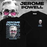 Forex Trader T-Shirt " Jerome Powel" - Kuli Kakek Powell Forex XAUUSD/ Family Forex Trader/