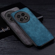 Premium PU Leathe Phone Case for OnePlus 13R Scratch-Resistant Solid Color Cover for OnePlus 13 Case