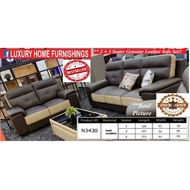 Genuine Cow Leather (H/L)  2 + 3 Seater Sofa SET, EXPORT SERIES, RM 7,349 DISCOUNT 30%