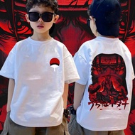 💥NEW เสื้อเชิ้ต Naruto Anime Uchiha Itachi  เสื้อยืดเด็กนารูโตะ