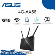 華碩 - 4G-AX56 Cat.6 300Mbps Dual-Band WiFi 6 AX1800 LTE Router NE-A4AX56