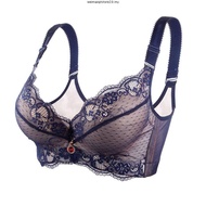 🔥Ready Stock🔥Plus Size Bras for Women Lace  Bra Underwire Push up 34-48 A B C