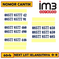 Kartu Perdana im3 Ooredoo 4G Plus Nomer Cantik Indosat nomor Obral 60