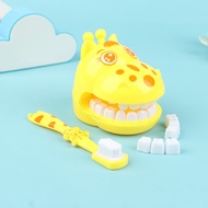 ยีราฟแปรงฟันสาธิตรูปแบบการสอนฟันปลอมทันตกรรมเด็กปฐมวัยแปรงฟันของเล่นของขวัญ