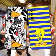 Looney Tunes Duck Bunny Soft Black Silicon TPU Cell Phone Case For OPPO R17 R15 R11 R9 R7 K1 F11 F9 F7 F5 A9 A7 A79 A75 A73 Realme RENO 3 2 6.4 U1 M B S X Z Pro Plus Youth 5G