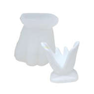 flgo Pillar  Stand Mould Elegant Resin Hand Mold for Pillar  Holder  Decoration
