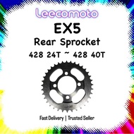 Rear Sprocket Honda EX5 Dream 428 24T 25T 26T 27T 28T 29T 30T 31T 32T 33T 34T 35T 36T 37T 38T 39T 40