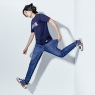 EDWIN 男裝 東京紅 迦績彈力機能錐形牛仔褲 (中古藍)