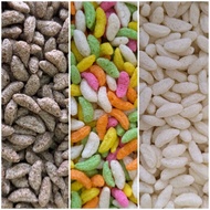 100% Crispy Bubble Rice White / Bubble Rice Cocoa Chocolate / Mix Bubble Rice
