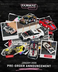 最新! 預訂 Pre-order Tarmac Works 2026 LB-WORKS NISSAN GT-R R35 Porsche 911 GT3 LB-Super Silhouette Niss