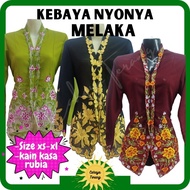 🔥HOT ITEMS🔥KEBAYA NYONYA MELAKA BAJU SAHAJA WOMEN TOPS BATIK TRADITIONAL WEAR