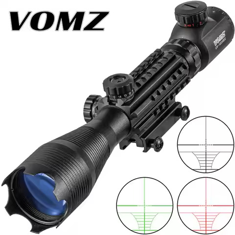 VOMZ 4-16x50 AOE EG Scope Tactical Optical Rifle Scope Holographic Deer Hunting Fishbone Scope