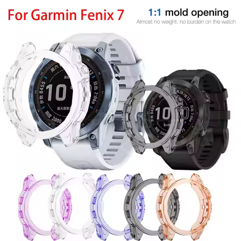 Protective case For Garmin Fenix 6 6S 6X Pro 5 5S High Quality TPU Cover Slim Smart Watch Bumper She
