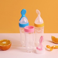 Rosegold -6068 Baby Feeding Spoon Bottle/Baby Silicone Pacifier Bottle/Silicone Baby Spoon Dispenser/Anti-Spill Baby Spoon Bottle