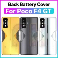Back Battery Cover Glass Housing For Poco F4 GT Redmi k50 gaming Door Back Battery Back Cover Case c