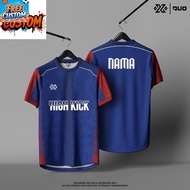 [Free Custom Name ] JERSEY BADMINTON NEW DESIGN BRAND DUO JERSEY TRANING SPORT