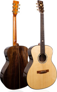 Kazuki ALL SOUL 2 Series Rosewood  กีต้าร์โปร่ง Acoustic Guitar All Solid ไม้แท้ทั้งตัว แถมฟรี กระเป