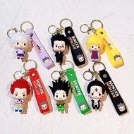 GANTUNGAN PVC KEYCHAIN HUNTER X HUNTER HXH CARTOON ANIME WIBU COSPLAYER MANGA KILLUA GON RINGWORM HI