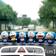 6 PCS/Set Car decoration Children's toy gift Doraemon Car Pendant Accessories