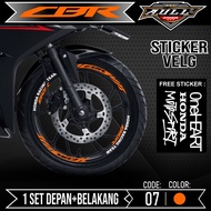 STICKER STICKER Cutting Rim CBR 150R - Sticker Accessories Cutting Sticker List Motor Honda CBR150R 