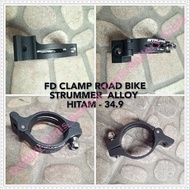 FD 31.8 STRUMMER FD CLAMP STRUMMER BRAZE ON ALLOY BLACK Bicycle spare parts accessories
