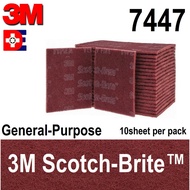 1pc 3M Scotch-BriteTM General-Purpose Hand Pad 7447