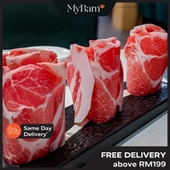 *MyBarn* Iberico Pork Belly Slice Shabu 黑毛猪五花涮肉 (Frozen Food) (+/- 150grams)