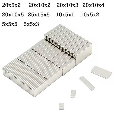 Super Powerful Neodymium Magnet Block NdfeB N35 Strong Permanent Magnetic imanes Refrigerator Magnet