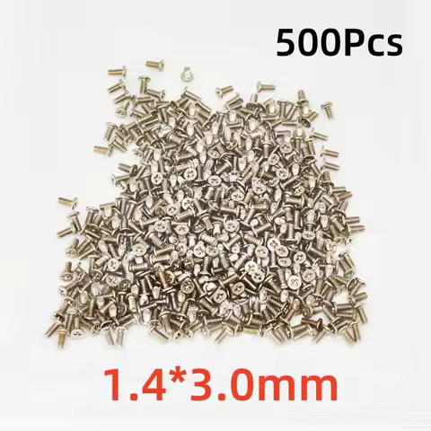 500PCS/Lot 3.0mm 3.5mm Screw For Samsung Galaxy A10 A20 A50 A52 Note 3 4 5 Mobile Phone Screws Bolts