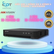 HIKVISION DS-7208HGHI-M1 8-channel 5 in 1 video recorder and 4 channels DS-7204HGHI-M1