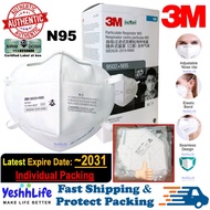 YESHHLIFE 3M N95 [FAST SHIP & READY STOCK] MASK 9502+ 9502 N95 NIOSH DUST HAZE FLU PREVENT MASK