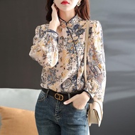 Arofu Blouse Corak Petak Batik Blouse For Women Batik Tops For Ladies Plus Size Women Blouses Baju B