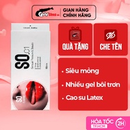 Bao cao su SO Classic mỏng nhiều gel bôi trơn - Hộp 12 cái | GUNSHOP VIỆT NAM