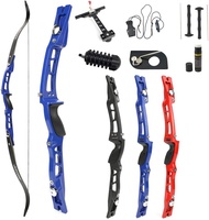 F167 66" ILF Recurve Bow Aluminum Takedown Riser 20 24 28 32 36 40 Lbs Right Hand Adult Youth Beginn