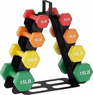 Dumbbell Rack Stand Only - 4 Tier Metal Heavy Duty Weight Rack for Home Gym Organization, Multilevel