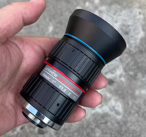 LENS-C1612-8MP-UV Industrial Lens 16mm/1 "/F1.2 Large Aperture C mount in good condition
