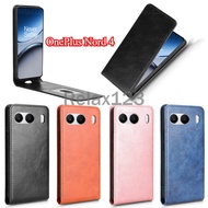 For OnePlus Nord 4 5G OnePlus Nord4 5G 1+ Nord 4 5G Casing 2024 Vertical Flip Back Cover Silicone So