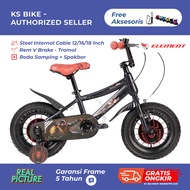 Coyote Spiderman 12 16 18 Inch Children's BMX Bike Steel Frame V Brake Fender Side Wheel Assist Bike