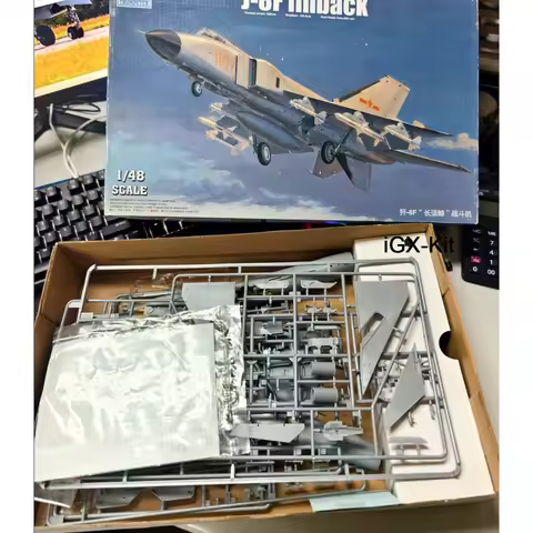 Trumpeter 02847 1:48 Scale PLAAF J8 J8F J-8F Finback Fighter Plane Aircraft Plastic Assembly Model K