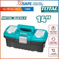 Hộp đựng đồ nghề TOTAL TPBX0142 thùng đồ nghề khóa kim loại tủ chất liệu nhựa PP trọng lượng: 740g k