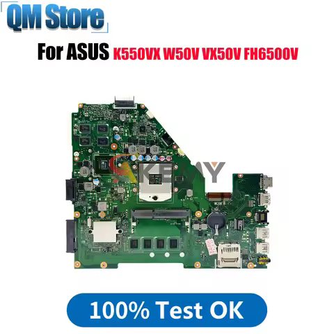 X550VC Laptop Motherboard For ASUS VivoBook K550VX X550VX VX50V W50V X550VXK FH6500V X550V FH5900 No
