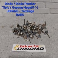 Diode / Dioda Panther Tipis / Gepeng Negatif (-) Abu Abu --- JEPANG - BARU