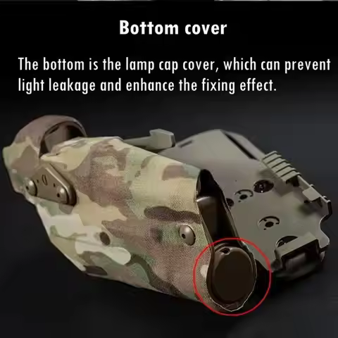 Tactical Holster for Glock 17 Gen4 G19 with X300 X300U Flashlight Quick Locking System Shooting Hunt