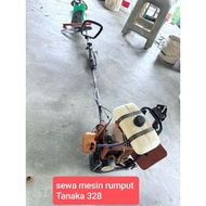 Kuala pilah sewa mesin rumput brush cutter Tanaka 328 original Japan Tali pisau 2t disediakan