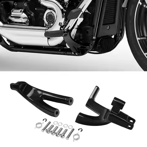 Front Footpeg Mount Bracket Kit For Harley Fat Bob 114 2018-2023 Sport Glide Breakout FXDR 114 Motor
