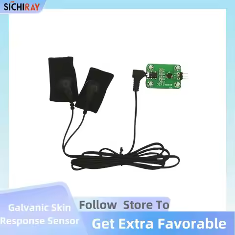 GSR Skin Electrical Sensor Response Module Current Sensor Kit Measurable Conductivity Biosensor forA