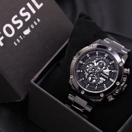 ORIGIN fossil crono off jam tangan pria fossil tari rantai fitur tanggal on jam tangan mewah jam