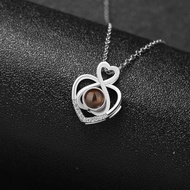 Custom Photo Projection Necklace Photo Projection Necklace Custom Photo Heart Pendant Necklace Birth