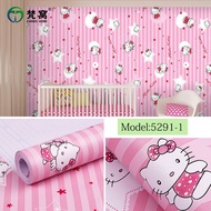 Hello Kitty Star Wall Paper 9m to/ 10m x 45cm