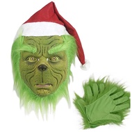 Christmas Monster Grinch Full-Body Green Costume Suit for Halloween
